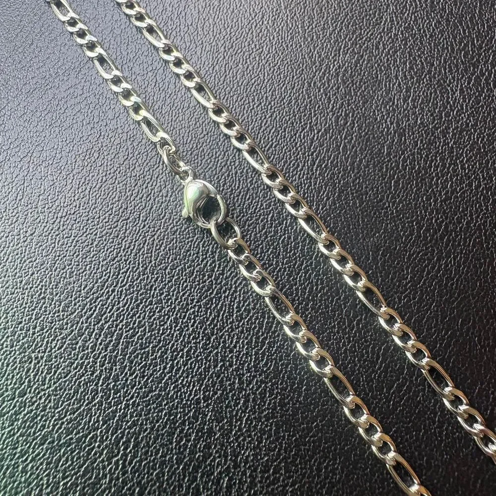 Unbranded Men's Silver and Black Jewellery